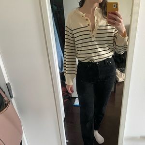 French striped sweater